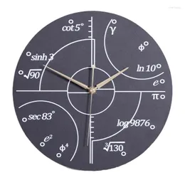 Wall Clocks Function Formula Clock Frameless Dial Cartoon Children's Room Decor Hanging Watch Living Home Design A