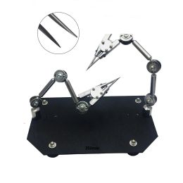 Equipments Jewellery Stand Clamp Welded Fixture Third Hand Soldering Iron Clip With Magnifier Jewellery Tools