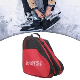 Outdoor Bags Skating Shoes Bag With Adjustable Shoulder Strap Breathable Handbags Roller Skates For Girls Boys Children Sports