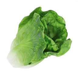 Decorative Flowers Simulation Vegetable Props Realistic Lettuce Decor Adorn Artificial For Pography Pu Fake Home Desktop Decoration