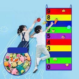 Kids Touch High Carpet Games Bounce Trainer Promote Growth Fun Sports Toy Height Ruler Indoor Outdoor Toys for Children 240123