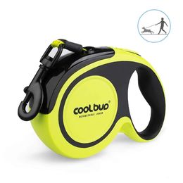 5M 50KG Durable Automatic Retractable Dog Leash 16ft Nylon Dog Cat Lead Extending Puppy Walking Rope Reflective Roulette For Dog 240124