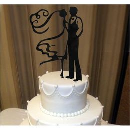 Acrylic The Bride& Groom Funny Wedding Cake Decorations Personalized Decorating Topper Oh011 94Jt5188l