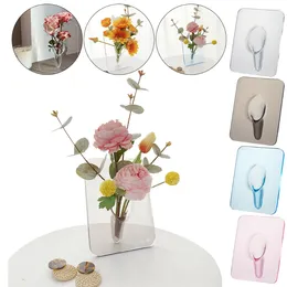 Vases Acrylic Po Frame Vase Modern Flower Simple Centrepiece Decorative For Home Room Office