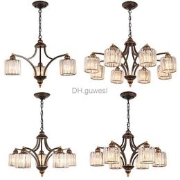 Floor Lamps Modern LED Chandelier Crystal Dining Room Pendant Lights Indoor Lighting Ceiling Lamp Nordic Hanging Lamps for Living Room Glass YQ240130