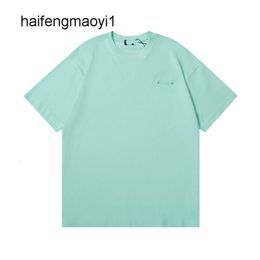 Cotton Couple balencaigaly Resistant Casual balencigaly 01-03 New Men's Soft Wrinkle T-Shirts Printing Letters Fashion Student Men Short Lining T-shirt ity