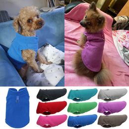 Dog Apparel Dog Fleece Vest Chihuahua Winter Clothing For Small Dogs Warm Dachshund Dog Coat For Medium Bulldog Pitbull Maltese Dogs Jumpers