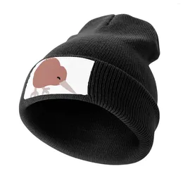 Berets Kiwi Birds Knitted Cap Sunhat Military Man Women's Golf Clothing Men's