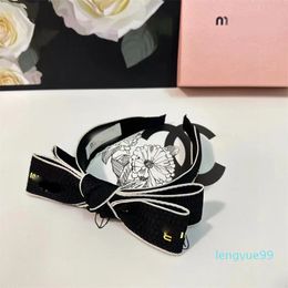 Brand Designer Fashionable Charm Womens Girls Letter Printing Hair Accessories Valentine's Day Gift