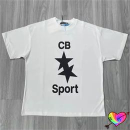 2014ss Star Cole Buxton Tee Mens Cole Buxton Spot T-shirt White CB Top Large Short Sleeve 240130