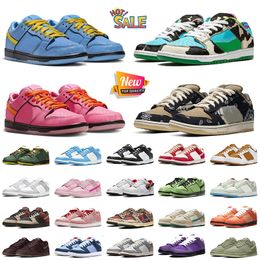 Fashion Designer Dunks Casual Shoes Panda Low Year of the Dragon Girls Cactus Jack Curry Bacon Coast UNC【code ：L】Grey Lows Pandas Sneakers