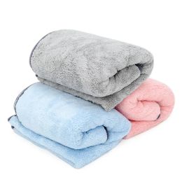 Supplies Super Absorbent Dog Towel UltraSoft quickdrying Hand Pockets Pet Bath Towel For Small Medium Large Dogs Cats Pet Supplies