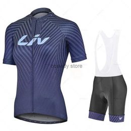 Men's Tracksuits Women Clothes Liv Team Cycling Jersey 19D Gel Bike Shorts Set MTB Ropa Ciclismo Summer Cycling Maillot Culotte Clothing BicycH24130