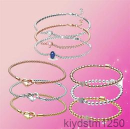 Authentic Fit Bracelet Charms Original Jewelry Heart Studded C1wv