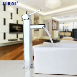 Kitchen Faucets Luxury Bathroom Basin Sink Kitchen Taps Chrome Finish Hot Cold Water Mixer Ceramic Valve Tap 240130