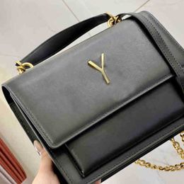 Evening Bags Shoulder Bag YSbag High quality Designer Tofu Flap Women Leather Handbag Luxury Crossbody Female 220316