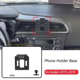 Cell Phone Mounts Holders Car Phone Holder Base Special Mounts For Renault kadjar 2015-2019 Fixed Air Outlet Bracket Base Accessories With Ball Head 17mm YQ240130