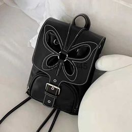 Backpack Versatile Mini Backpack For Women Luxury Designer andbag Purse 2023 New In PU Material Fasion Bow Decoration Summer Lady Bagsqwertyui45