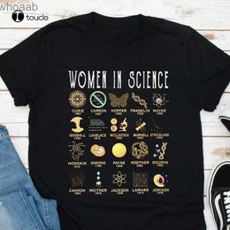 Men's T-Shirts Women In Science Classic T-Shirt Science Teacher Shirt Science Lover T-Shirt Tee 240130