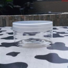200ml Food storage Bottles & Jars 200g Clear Jar PET with white/clear/black PP Lid Cosmetic Manufacturer, thick basebest qty Hfwul