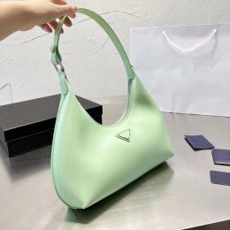 Designer Bag Women's Underarm Bag Hobo Bag Casual Handbag Women's Shoulder Bag Purse Triangular Logo Tote Bag Solid Colour Wallet