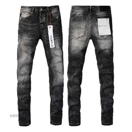 Jeans Designer for Mens Skinny Fashion Motorcycle Pants Wash Patchwork Luxury Dot All Round Brand G4fv