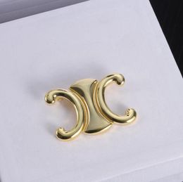 Designer Gold Pins Brooch Luxury Jewellery for Women Mens Breastpin Suit Party Dress Accessories Ornament