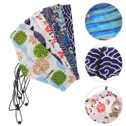 Kitchen Storage 6 Pcs Cutlery Cloth Bag Japanese Chopsticks Pockets Japanese-style Linen Flax Portable Bags