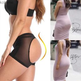 Women's Leggings Butt lifter shorts underwear womens briefs body shaper control sexy panties ass lift open buttock hip shaping YQ240130