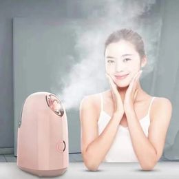 Steamer Nano Ionic Mist Face Steamer Home Sauna SPA Face Humidifier Atomizer for Women Men Moisturizing Unclogs Pores 240122