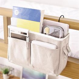 Bedside Storage Organiser Bed Desk Bag Sofa TV Remote Control Hanging Caddy Couch Storage Organiser Bed Holder Pockets251D