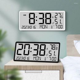 Wall Clocks 67JE Functional Digital Clock Convenient Electronic Desktop For Home