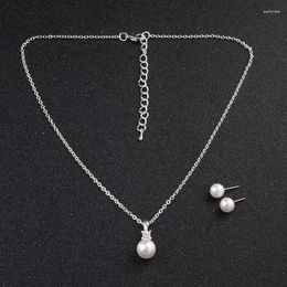 Necklace Earrings Set Luxury Pearl Handmade Jewellery Bridal Valentine's Day Gifts For Friends