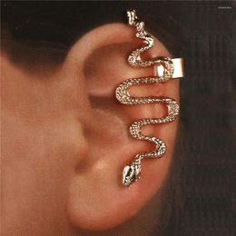 Backs Earrings Snake Earring Rock Style Animal Ear Cuff Gold Silver Colour Alloy Earcuffs Party Jewellery Accessories Clip