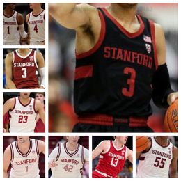 Stanford Cardinal Basketball Jersey NCAA stitched jersey Any Name Number Men Women Youth Embroidered Andrej Stojakovic Cameron Grant Brandon Angel Jared Bynum