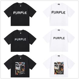 Purple Shirt Brand Tshirts Mens Women t s m l xl 2023 New Style Clothes Designer Graphic Tee Us Size S-xxl