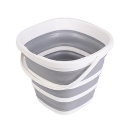 Sile Bucket For Fishing Promotion Folding Car Wash Outdoor Supplies Square 10l Bathroom Kitchen Cam jllGVC253F