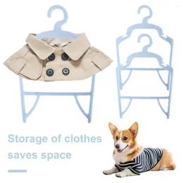 Dog Apparel Pet Clothes Storage Hangers Compact Non-slip Organiser Rack For Small Dogs Show Display