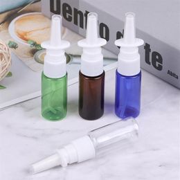 Storage Bottles & Jars 5pcs 15ML PET Empty Bottle Plastic Nasal Spray Pump Sprayer Mist Nose Refillable271d