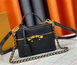 Women VANITY Nice Nano cosmetic bag Spring summer models chain handbag soft trunk box bags ladies high quality Shoulder crossbody Clutch wallet Hobo purses dhgate