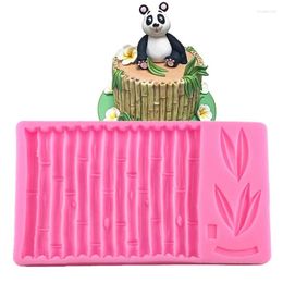 Baking Moulds Bamboo Leaf Ruffle Mould Silicone Mould 3D For Panda Cake Border Decorating Chocolate Cream Form Tool Kitchen Accessories