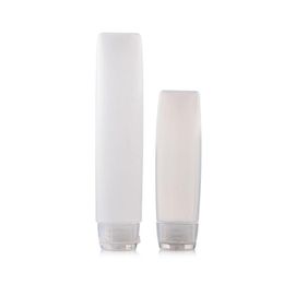 30ml 50ml Transparent Soft Tube Empty Clear Cosmetic Cream Lotion Shampoo Facial Cleanser Containers 20pcs/lot Rrtbc