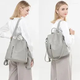 School Bags GPR Anti Theft Women Casual Backpack Ladies Travel Bagpack Leather Bag Female Beg