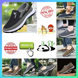 Designer Casual Platform on shoes for middle-aged elderly people women man work Brisk walking Autumn Comfortable resistant Anti slip soft sole Dad's shoes