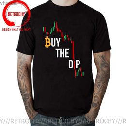 Men's T-Shirts Buy the Dip BTFD Bitcoin Cryptocurrency Meme T Shirt Vintage Graphic Oversized O-Neck TShirt Top sell Harajuku Mens Streetwear 240130