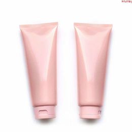 200ml 200g 25pcs Empty Pink Cosmetic Soft Tube Plastic Lotion Shampoo Cream Squeeze Packaging Flip Lid Bottle Containergood high qualti Qemg