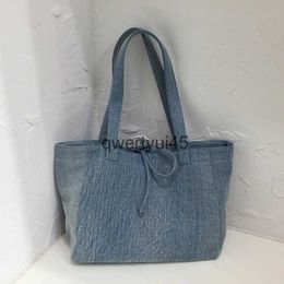 Shoulder Bags Korean Casual Tote Bags For Women Luxury Designer andbag And Purse 2023 New In Polyester Large Capacity Clot Soulder Soppingqwertyui45