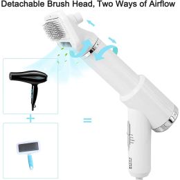 Dryer Dog Hair Dryer Brush Pet Grooming Hair Dryer with Slicker Brush OneKey Hair Removal Dog Blow Dryer for Small Medium Dogs Cats