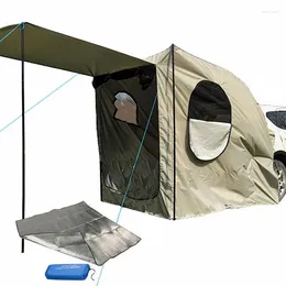 Tents And Shelters Car Trunk Tent Sunshade Rainproof Rear SUV Motorhome Sleep Bed Shade Awning For Self-driving Tour Barbecue Camping