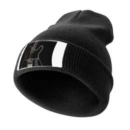 Berets Telecaster W/ Neon Strings 02 Knitted Cap Luxury Streetwear Snapback Western Hat Baseball For Men Women's
